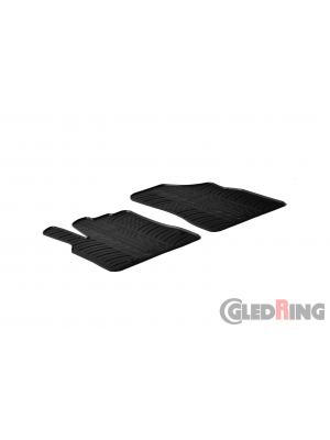 Original Gledring Passform Fußmatten Gummimatten 2 Tlg.-Fixing - Peugeot Partner 2008-> 2015->11.2018 Transporter